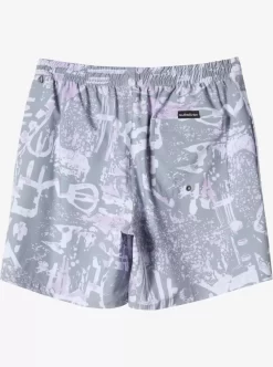 Mens Quiksilver Elastic Waist | Surfsilk Mix 17" Volleys