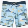 Mens Quiksilver Boardshorts | Surfsilk Scallop 19