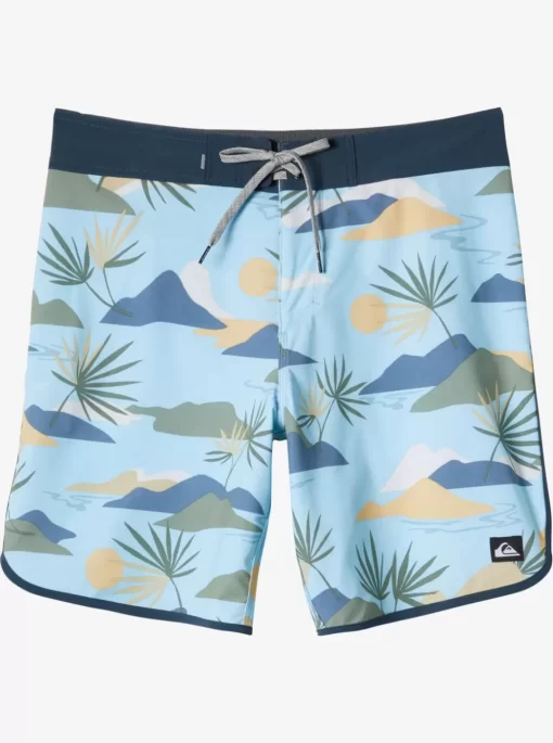 Mens Quiksilver Boardshorts | Surfsilk Scallop 19" Boardshorts