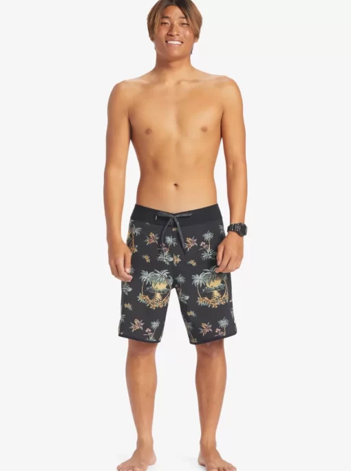 Mens Quiksilver Boardshorts | Surfsilk Scallop 19" Boardshorts