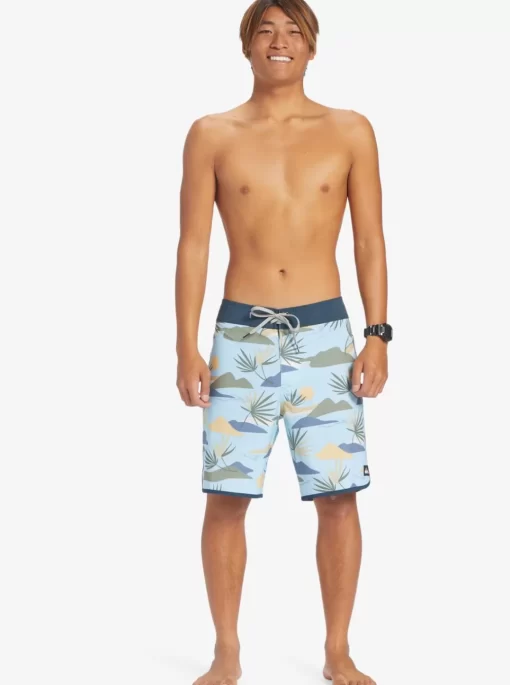 Mens Quiksilver Boardshorts | Surfsilk Scallop 19" Boardshorts