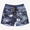 Mens Quiksilver Elastic Waist | Surfsilk Scallop Volley 17