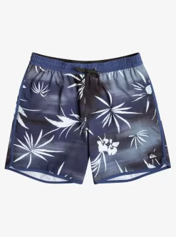 Mens Quiksilver Elastic Waist | Surfsilk Scallop Volley 17" Volleys