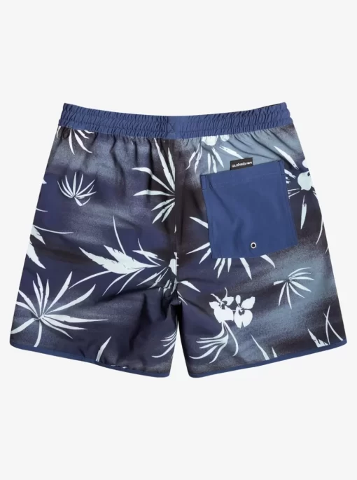 Mens Quiksilver Elastic Waist | Surfsilk Scallop Volley 17" Volleys