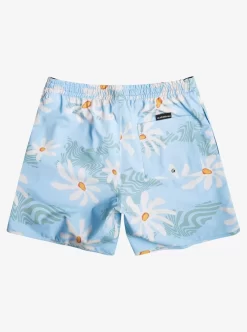 Mens Quiksilver Elastic Waist | Surfsilk Scallop Volley 17" Volleys