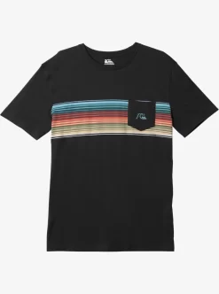 Mens Quiksilver Tees | Swell Vision Stripe Pocket T-Shirt