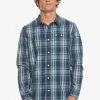 Mens Quiksilver Shirts & Polos | Swinton Long Sleeve Shirt