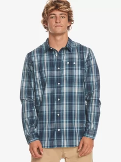 Mens Quiksilver Shirts & Polos | Swinton Long Sleeve Shirt