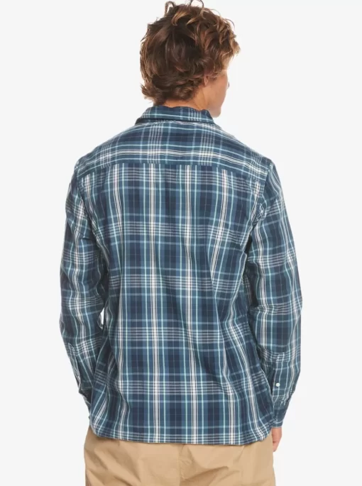 Mens Quiksilver Shirts & Polos | Swinton Long Sleeve Shirt