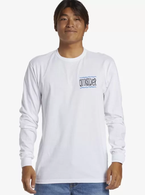 Mens Quiksilver Tees | Taking Roots Long Sleeve T-Shirt