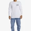 Mens Quiksilver Tees | Taking Roots Long Sleeve T-Shirt