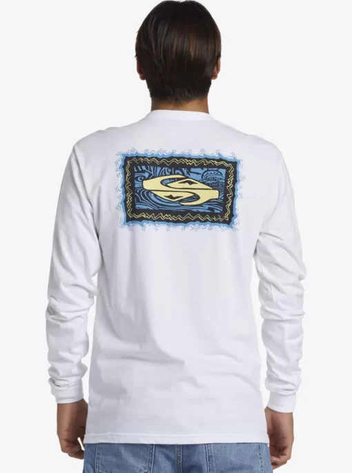 Mens Quiksilver Tees | Taking Roots Long Sleeve T-Shirt