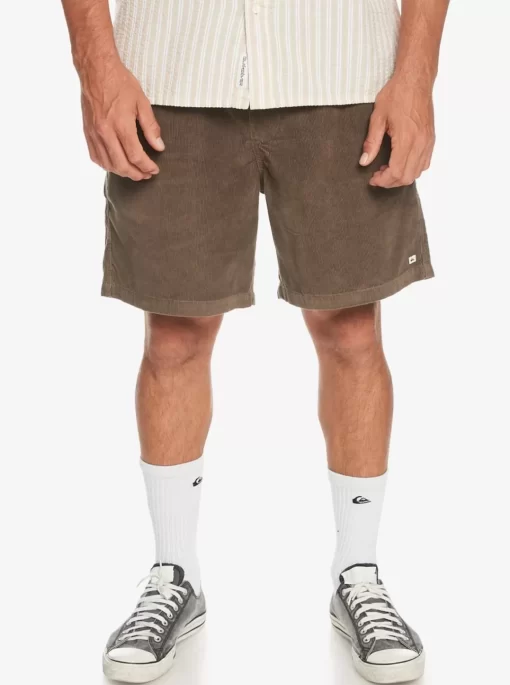 Mens Quiksilver Shorts & Amphibians | Taxer Cord Shorts