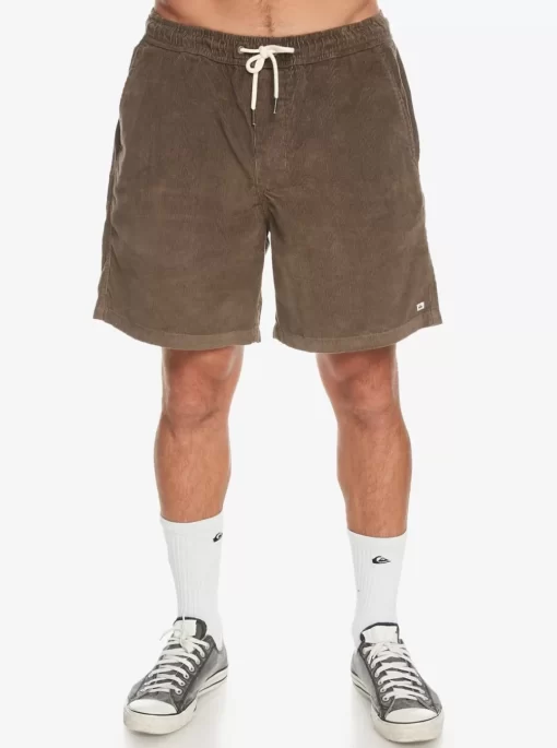 Mens Quiksilver Shorts & Amphibians | Taxer Cord Shorts