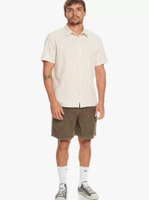 Mens Quiksilver Shorts & Amphibians | Taxer Cord Shorts