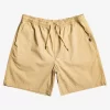 Mens Quiksilver Shorts & Amphibians | Taxer Elastic Waist Shorts