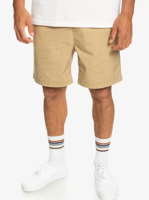 Mens Quiksilver Shorts & Amphibians | Taxer Elastic Waist Shorts