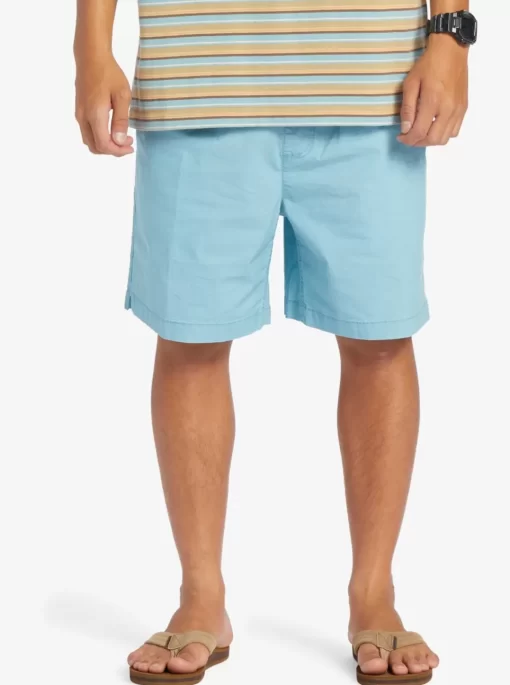 Mens Quiksilver Shorts & Amphibians | Taxer Elastic Waist Shorts