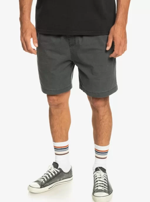 Mens Quiksilver Shorts & Amphibians | Taxer Elastic Waist Shorts