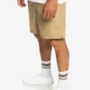 Mens Quiksilver Shorts & Amphibians | Taxer Elastic Waist Shorts