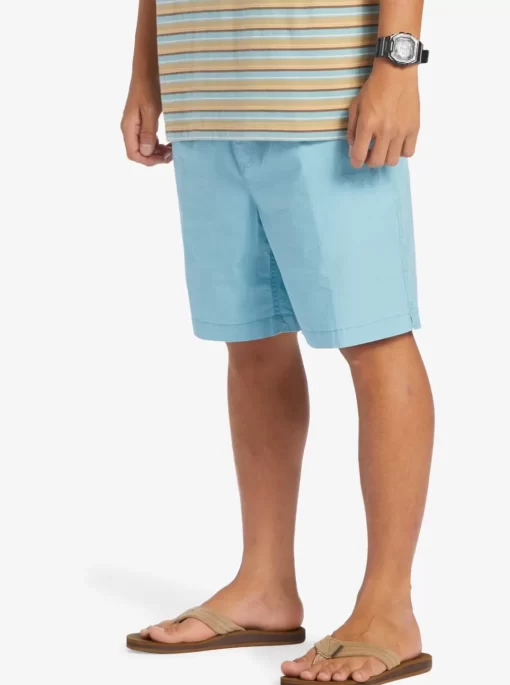 Mens Quiksilver Shorts & Amphibians | Taxer Elastic Waist Shorts