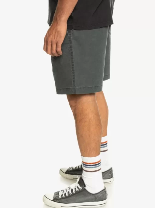 Mens Quiksilver Shorts & Amphibians | Taxer Elastic Waist Shorts