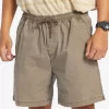 Mens Quiksilver Shorts & Amphibians | Taxer Elastic Waist Shorts