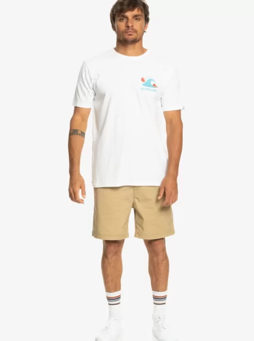 Mens Quiksilver Shorts & Amphibians | Taxer Elastic Waist Shorts