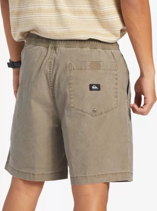 Mens Quiksilver Shorts & Amphibians | Taxer Elastic Waist Shorts