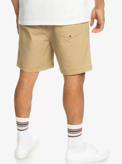 Mens Quiksilver Shorts & Amphibians | Taxer Elastic Waist Shorts