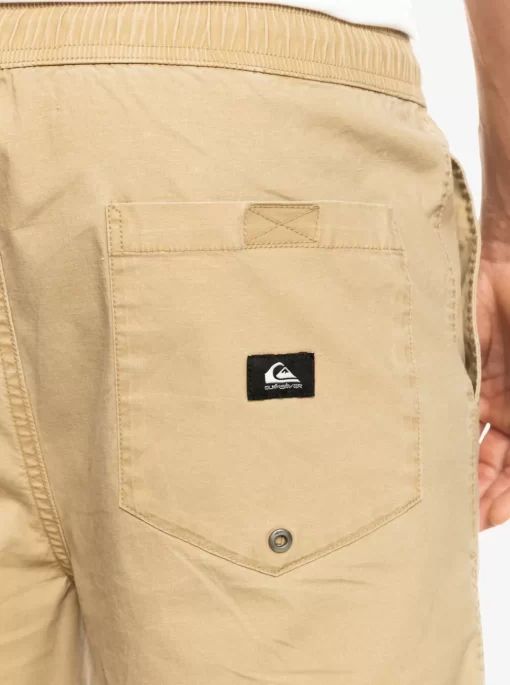 Mens Quiksilver Shorts & Amphibians | Taxer Elastic Waist Shorts