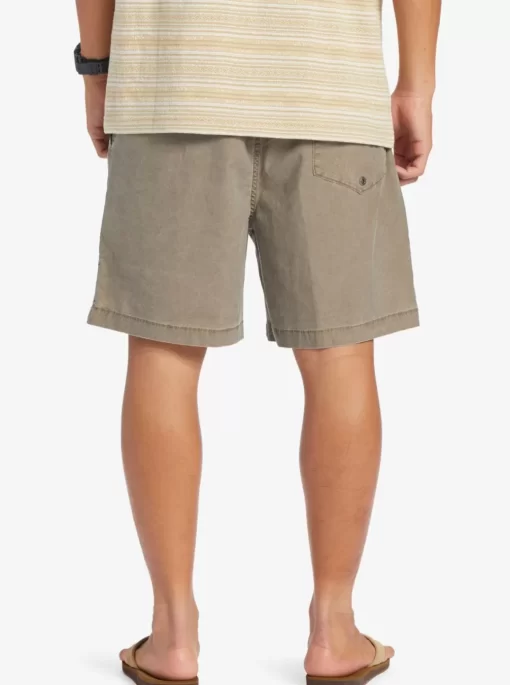 Mens Quiksilver Shorts & Amphibians | Taxer Elastic Waist Shorts