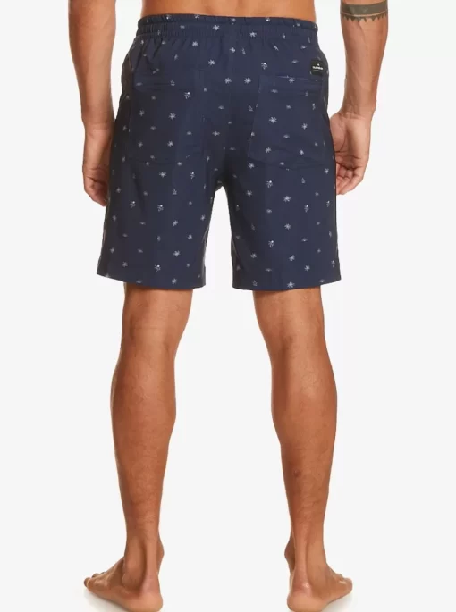 Mens Quiksilver Boardshorts | Taxer Print 18" Amphibian Boardshorts