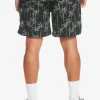 Mens Quiksilver Shorts & Amphibians | Taxer Print Elastic Waist Shorts