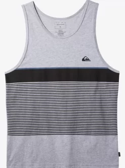 Mens Quiksilver Tees | Tijuana Stripe Tank Top