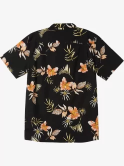 Mens Quiksilver Shirts & Polos | Tropical Floral Short Sleeve Woven Shirt