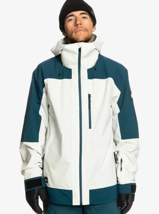 Mens Quiksilver Snow Jackets | Ultralight 20K Technical Snow Jacket