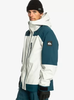 Mens Quiksilver Snow Jackets | Ultralight 20K Technical Snow Jacket