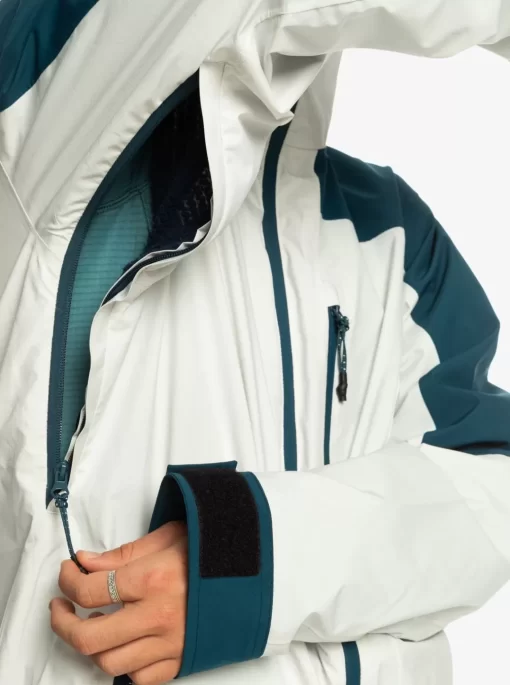 Mens Quiksilver Snow Jackets | Ultralight 20K Technical Snow Jacket