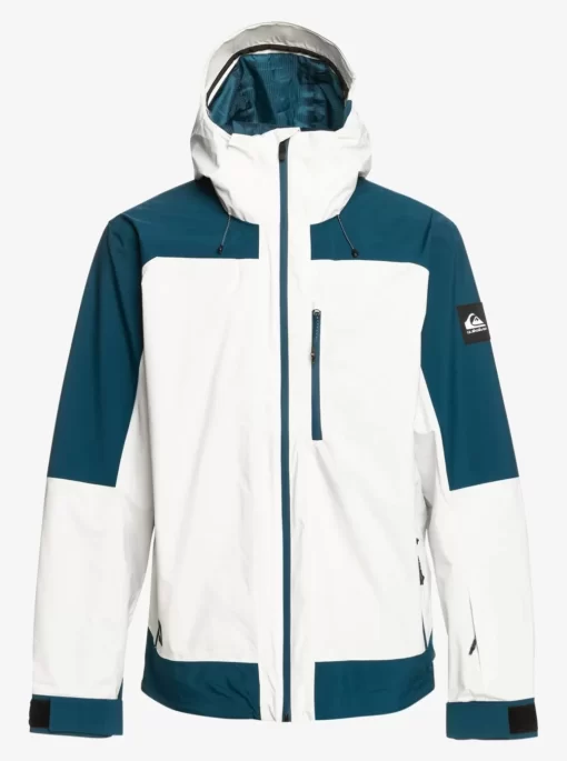 Mens Quiksilver Snow Jackets | Ultralight 20K Technical Snow Jacket