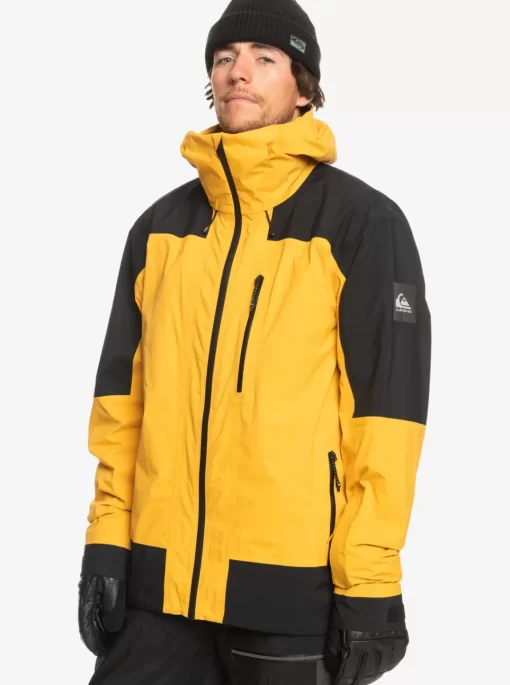 Mens Quiksilver Snow Jackets | Ultralight Gore-Tex® Technical Snow Jacket