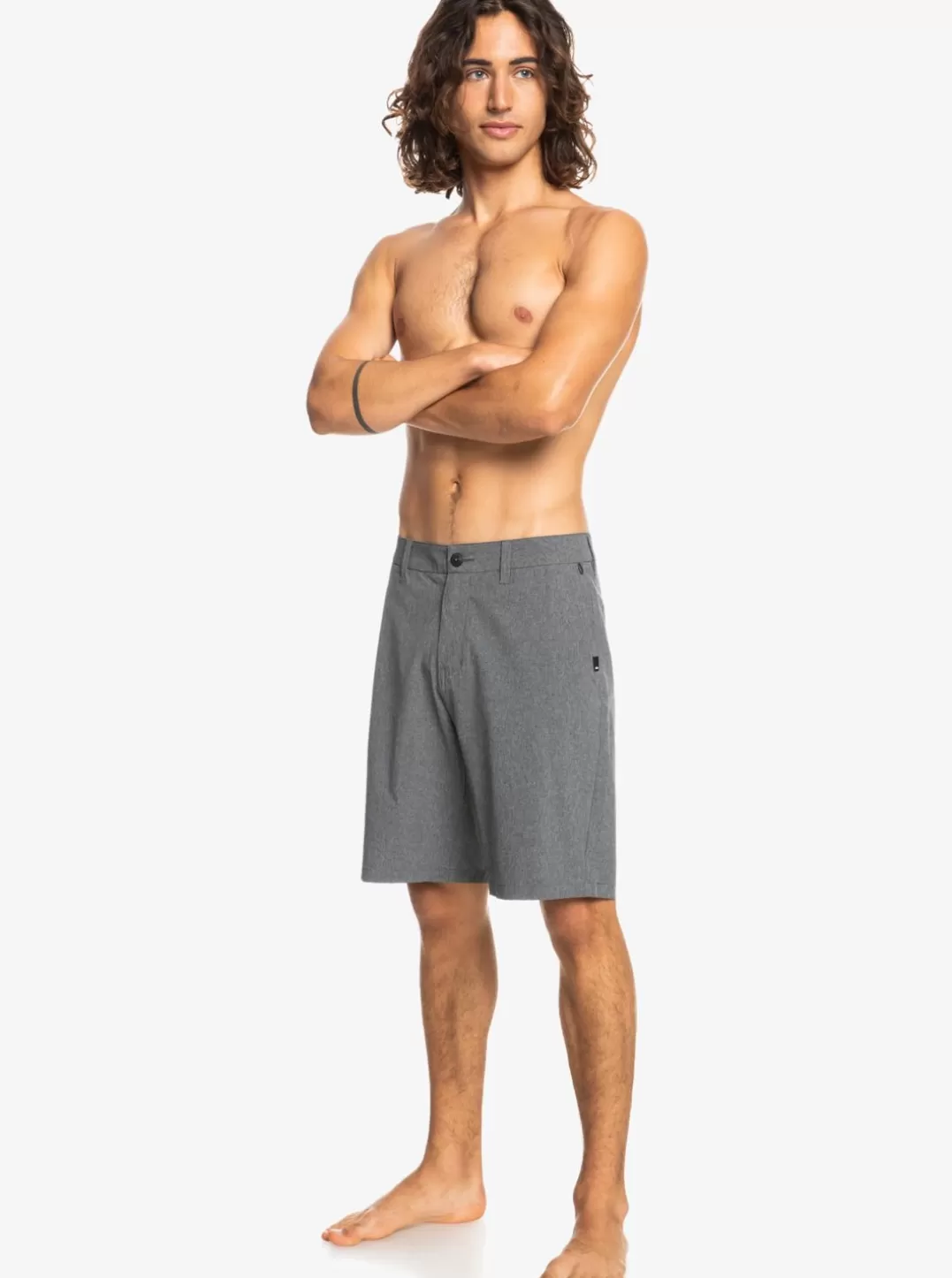 Mens Quiksilver Boardshorts | Union Heather 20" Amphibian Boardshorts For Young Men