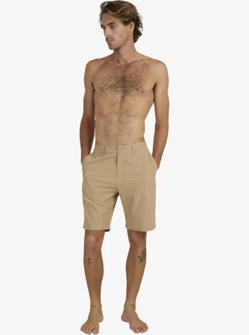 Mens Quiksilver Boardshorts | Union Heather Amphibian 20" Hybrid Shorts