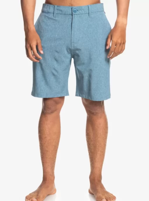 Mens Quiksilver Boardshorts | Union Heather Amphibian 20" Hybrid Shorts