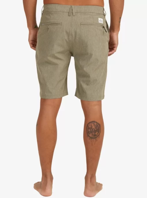 Mens Quiksilver Boardshorts | Union Heather Amphibian 20" Hybrid Shorts