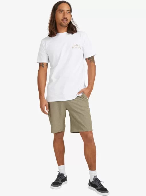 Mens Quiksilver Boardshorts | Union Heather Amphibian 20" Hybrid Shorts