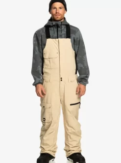 Mens Quiksilver Snow Pants | Utility Technical Snow Bib Pants