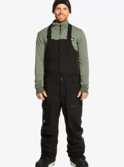 Mens Quiksilver Snow Pants | Utility Technical Snow Bib Pants