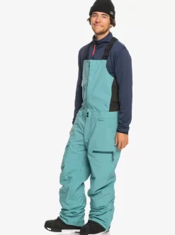 Mens Quiksilver Snow Pants | Utility Technical Snow Bib Pants