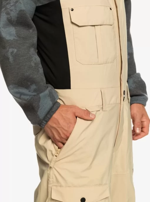 Mens Quiksilver Snow Pants | Utility Technical Snow Bib Pants